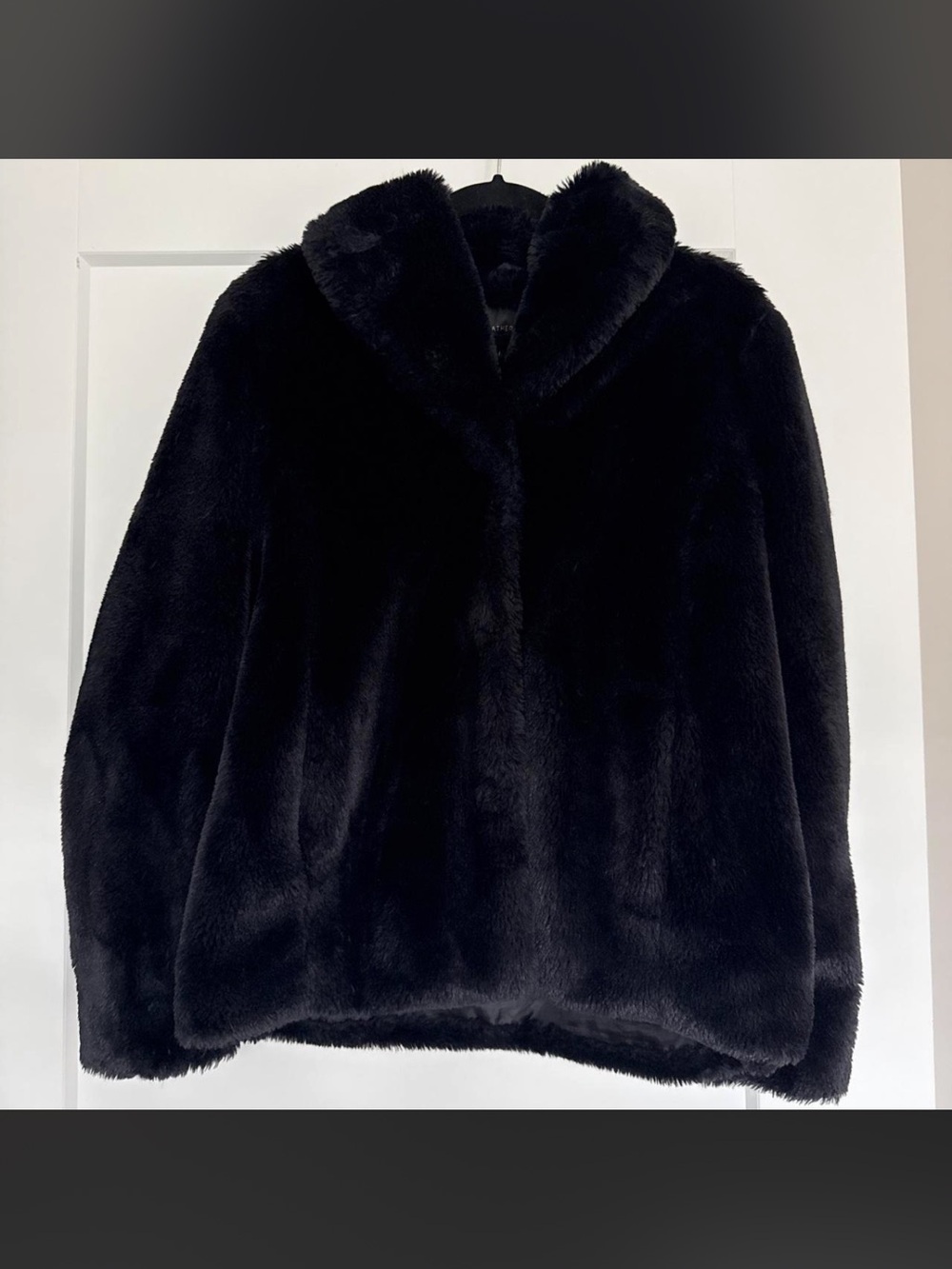 Black Faux Fur Jacket